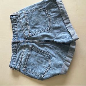 Divided Mom Jean Shorts
